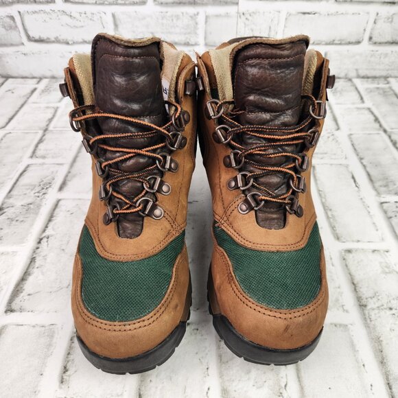 Vtg 1990 Danner Cross Hiker GTX Women's Sz 8.5 Brown Leather Trail Boots US Made - Picture 10 of 12